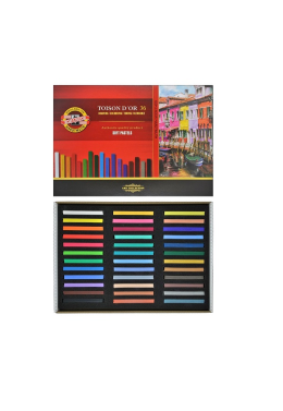 Estojo Giz Pastel Seco Carre C/36 8585 Koh-i-noor